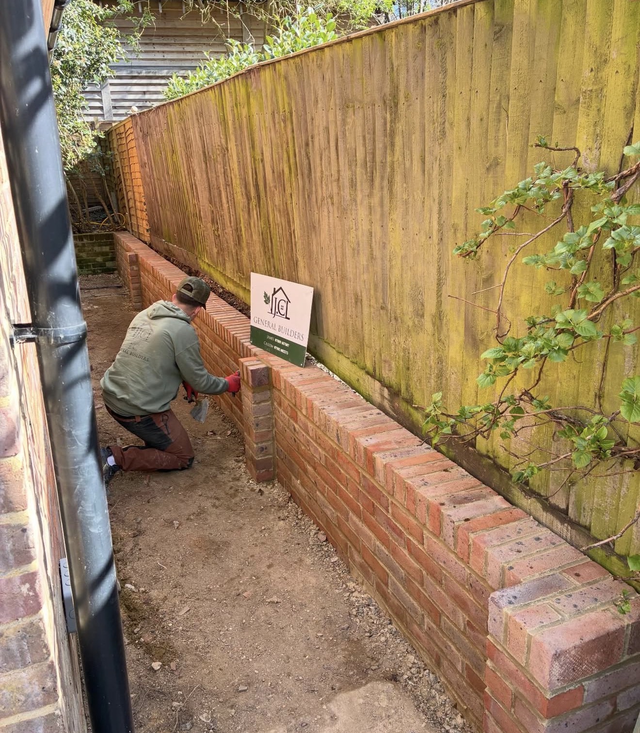 Brick Retaining Wall
